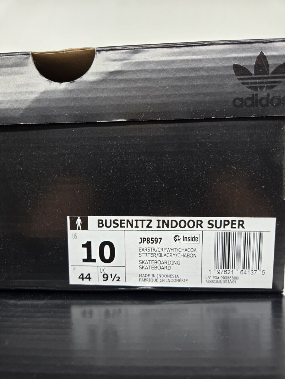 adidas Men's Busenitz Indoor JP8597 Super Earth Strata White Shoes Size 10 - Picture 8 of 8